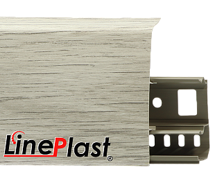 Плинтус LinePlast 85 Ясень шимо светлый LS005 в mir-pola.by
