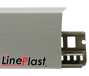 Плинтус LinePlast 85  Графит LS016 в mir-pola.by
