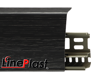 Плинтус LinePlast 85 Венге тёмный LS028 в mir-pola.by
