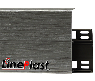 Плинтус LinePlast 100  Металлик Файн-лайн  LB020 в mir-pola.by

