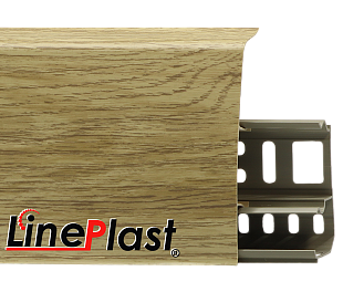 Плинтус LinePlast 85  Катальпа LS014 в mir-pola.by
