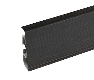 Плинтус Cezar Hi-LINE Prestige Темный Венге М200 в mir-pola.by
