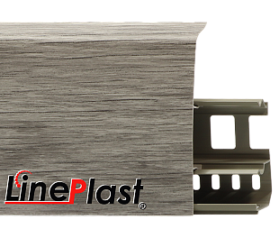 Плинтус LinePlast 85 Ива серебристая LS007 в mir-pola.by
