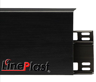 Плинтус LinePlast 100 Секвойя черная  LB018 в mir-pola.by
