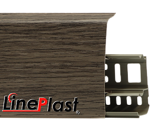 Плинтус LinePlast 85  Ясень Шимо темный LS022 в mir-pola.by
